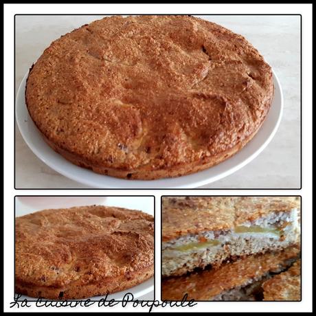 Gâteau aux pommes et à la noix de coco Gâteau aux pommes et à la noix de coco