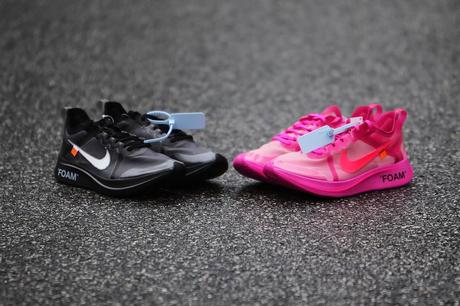 De nouvelles images des Nike Zoom Fly SP Off White Pink and Black