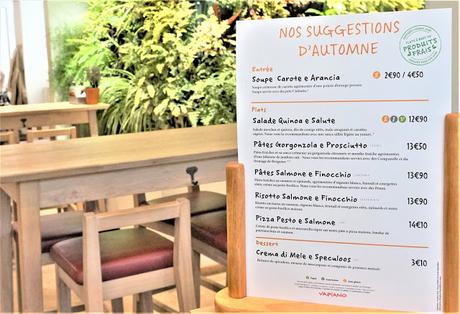 Toute la richesse de l'automne est chez Vapiano Toute la richesse de l'automne est chez Vapiano