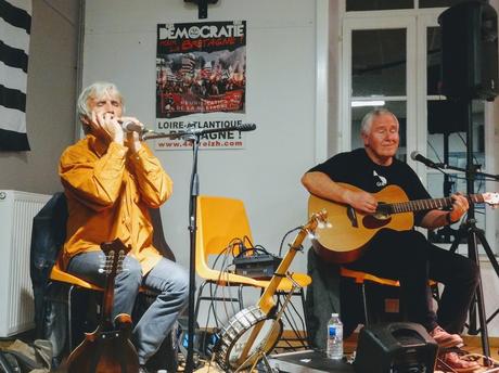 Late as Usual (Nick Malicka et Jean Sabot) au Ty-ar-Vro, Centre Culturel Breton, à Guingamp le 19 octobre 2018