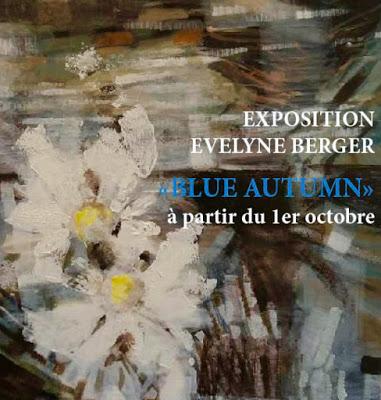 Evelyne Berger expose pour l'automne au Château Dalmeran « Blue Autumn »