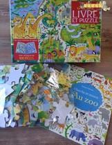 Coffret au zoo (livre + puzzle de 100 pièces)