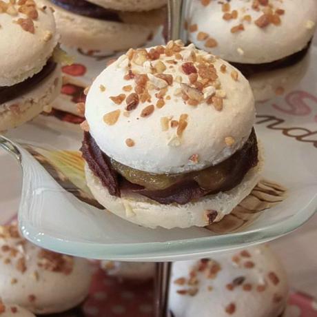Macarons ganache chocolat