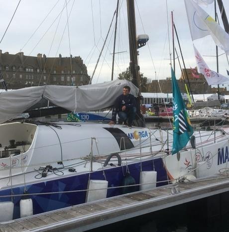 N. Jossier et le bateau ManOrga sont arrivées à Saint-Malo !