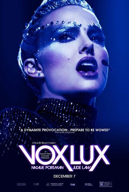 Première affiche US pour Vox Lux de Brady Corbet