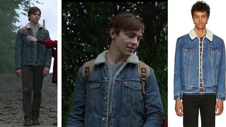 Chilling Adventures of Sabrina : denim sherpa jacket for Harvey in s1ep01