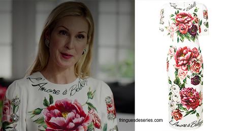 Dynasty : « l’amore à bellezza » print dress for Melissa in s2e03