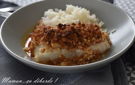 Filet de limande en crôute de noix de macadamia