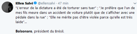 #Bresil  #Bolsonaro sans commentaires…