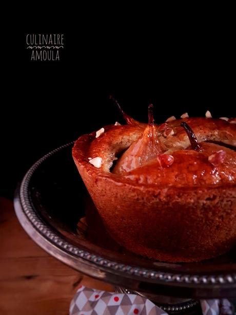 Gâteau aux poires et aux noisettes