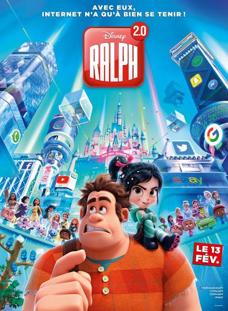 Nouvelle affiche VF pour Ralph 2.0 de Phil Johnson et Rich Moore