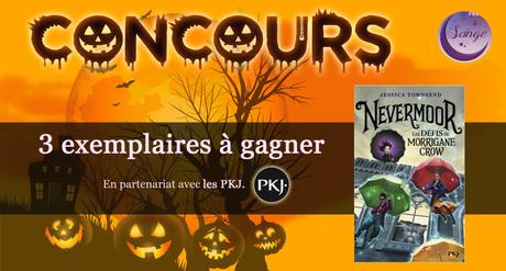 Résultats du Concours Nevermoor de Jessica Townsend