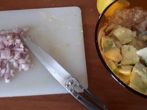 Tartine d'avocat, oeuf, bacon et salade Cliquer sur les photographies pour les agrandir