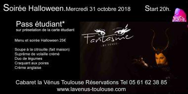 Soirée Halloween cabaret la Vénus Soirée Halloween cabaret la Vénus