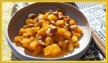 Curry de Butternut au lait de coco Curry de Butternut au lait de coco