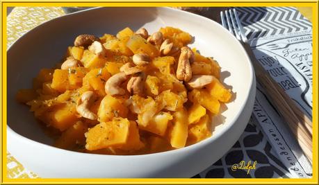 Curry de Butternut au lait de coco Curry de Butternut au lait de coco
