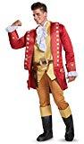 Disguise Men's Plus Size Gaston Deluxe Adult Costume, Red, X-Large
