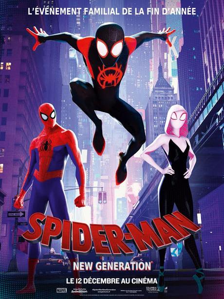 Nouvelle affiche VF pour Spider-Man : New Generation de Bob Persichetti et Peter Ramsey