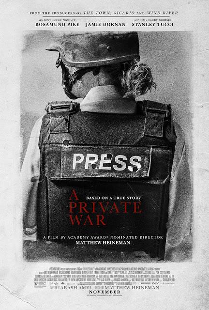 Nouvelle affiche US pour A Private War de Matthew Heineman