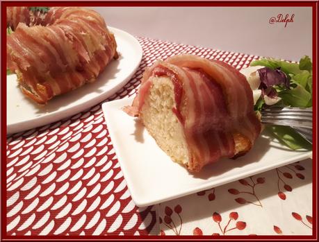 Couronne-cake au lard et raclette fumée Couronne-cake au lard et raclette fumée