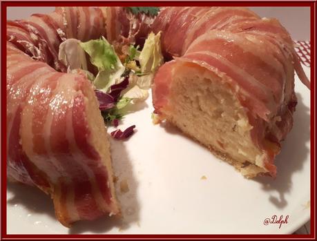 Couronne-cake au lard et raclette fumée Couronne-cake au lard et raclette fumée