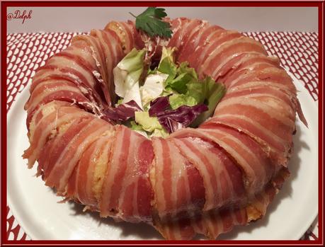 Couronne-cake au lard et raclette fumée Couronne-cake au lard et raclette fumée