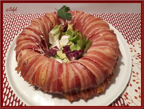 Couronne-cake au lard et raclette fumée Couronne-cake au lard et raclette fumée