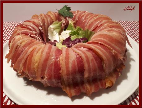 Couronne-cake au lard et raclette fumée Couronne-cake au lard et raclette fumée