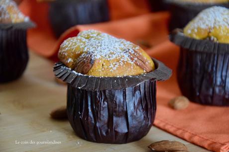 Les pumpkin muffin à l’amande, des gâteaux à la courge Les pumpkin muffin à l’amande, des gâteaux à la courge