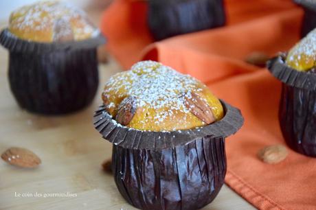Les pumpkin muffin à l’amande, des gâteaux à la courge Les pumpkin muffin à l’amande, des gâteaux à la courge