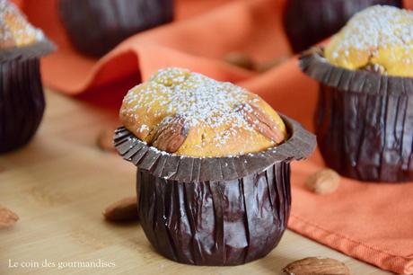 Les pumpkin muffin à l’amande, des gâteaux à la courge Les pumpkin muffin à l’amande, des gâteaux à la courge