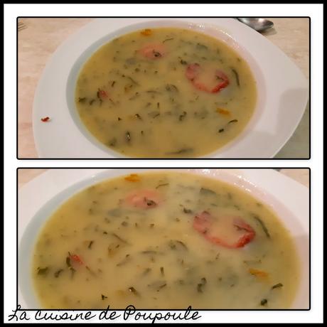 Caldo Verde (bouillon vert soupe Portugaise) Caldo Verde (bouillon vert soupe Portugaise)
