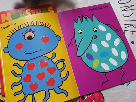 AUTOCOLLANTS Les Monstres de Bernadette Pons