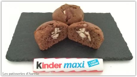 Muffins fourrés au Kinder maxi