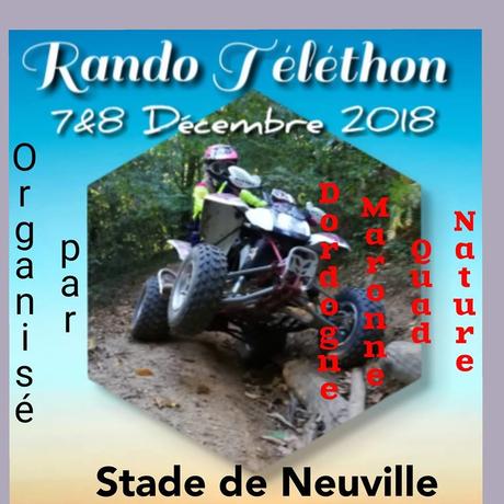 Rando quad et SSV Téléthon le 7 et 8 décembre 2018 de Dordogne Maronne Quad Nature (24)