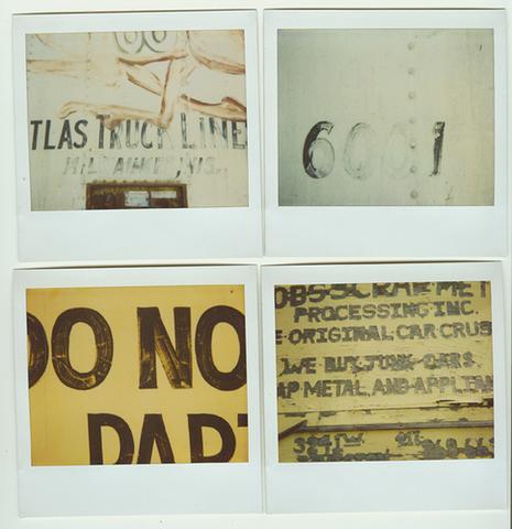 Vernacular Typography Polaroids