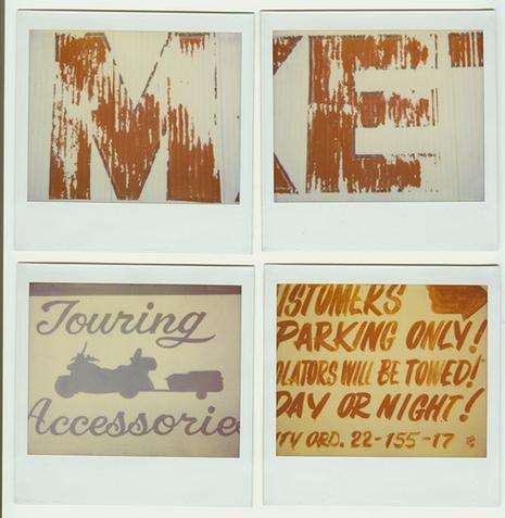 Vernacular Typography Polaroids