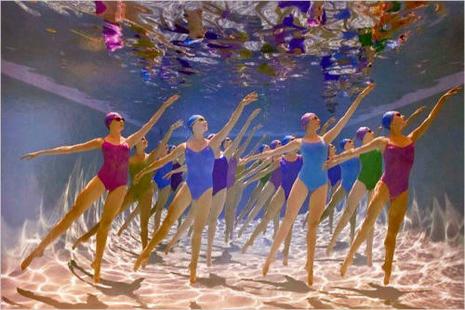 photo ballet eau aquatique humour insolite