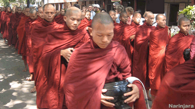 Birmanie, des monastères refusent les moines qui ont participé activement aux manifestations de l'année dernière