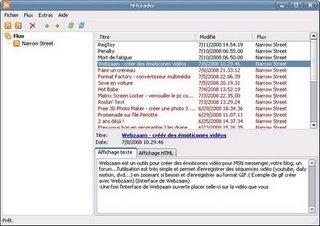 nfreader -un lecteur de flux simple et portable (version française)