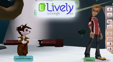 Lively, Second Life Like Google