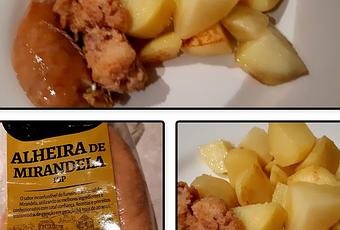 Pommes de terre à la saucisse Portugaise (Alheira de mirandela) - Paperblog
