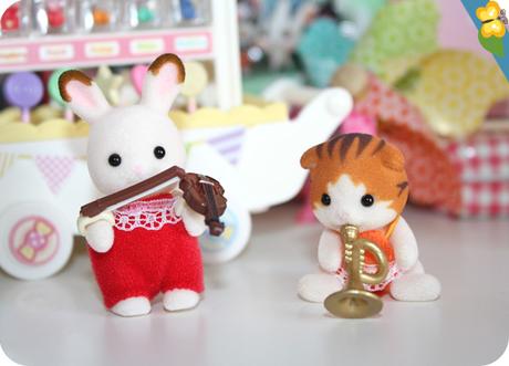 Les Sylvanian Families de la Baby Band Series