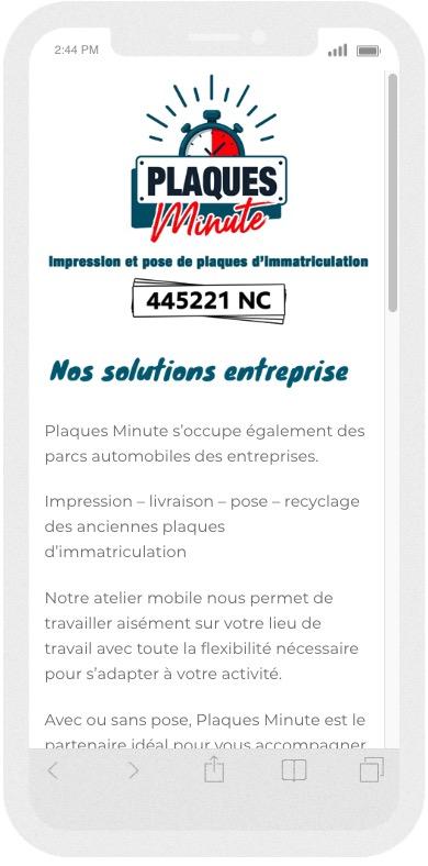 [Réalisation] Plaques Minute NC ou la réactivité d’internet au service d’un marché éphémère