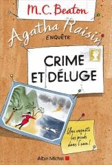 agatha raisin,agatha raisin enquête,tome 12,crime et déluge,policier anglais,village anglais,m. c. beaton,saga agatha raisin