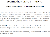 centenaire Homero Expósito Academia Nacional Tango [Troesmas]