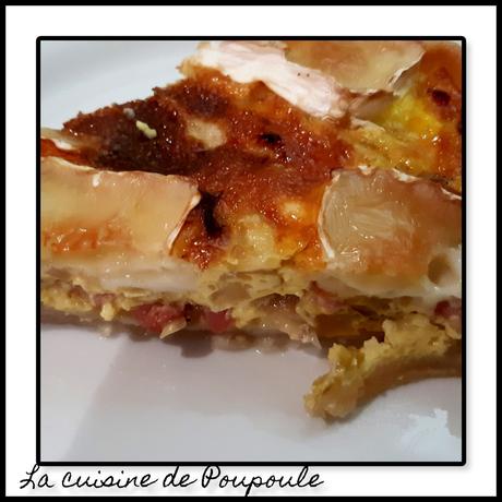Tarte aux endives, bacon et camembert
