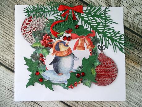 Carte de Noel suite à un challenge Carte de Noel suite à un challenge