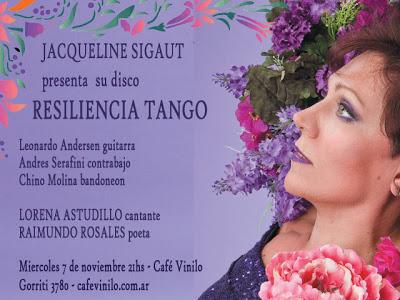 Jacqueline Sigaut au Café Vinilo demain soir [à l'affiche]