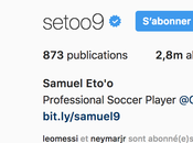 Notre InStargram semaine Samuel Eto’o